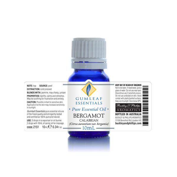 Bergamot Essential Oil Blue Leaf details