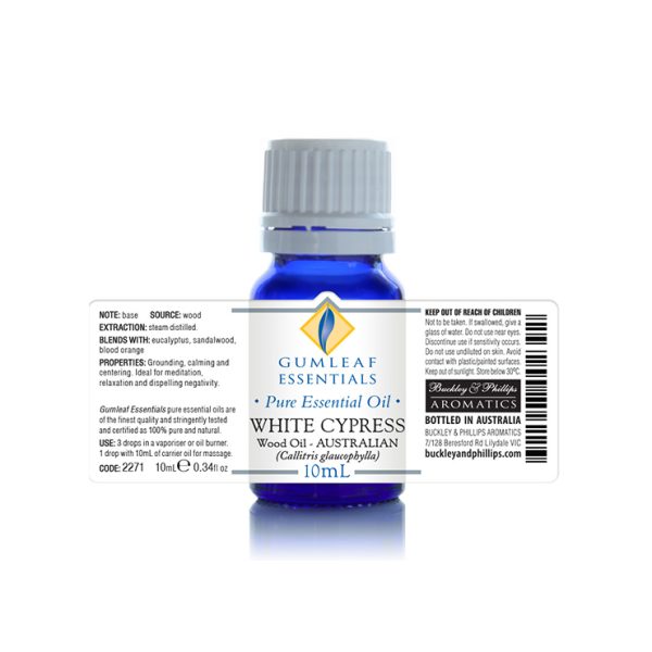 White Cypress Oil 100% Pure Details by Gumleaf