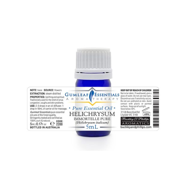 Helichrysum Immortelle Oil 5ml Details by Gumleaf