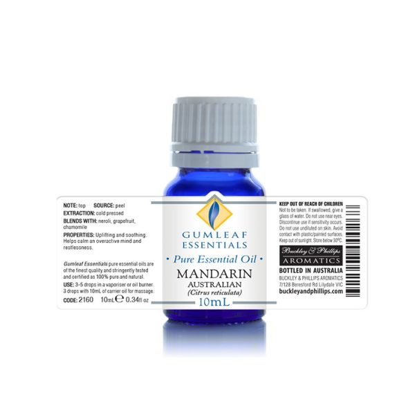 Mandarin Australian Oil 100% Pure Details by Gumleaf